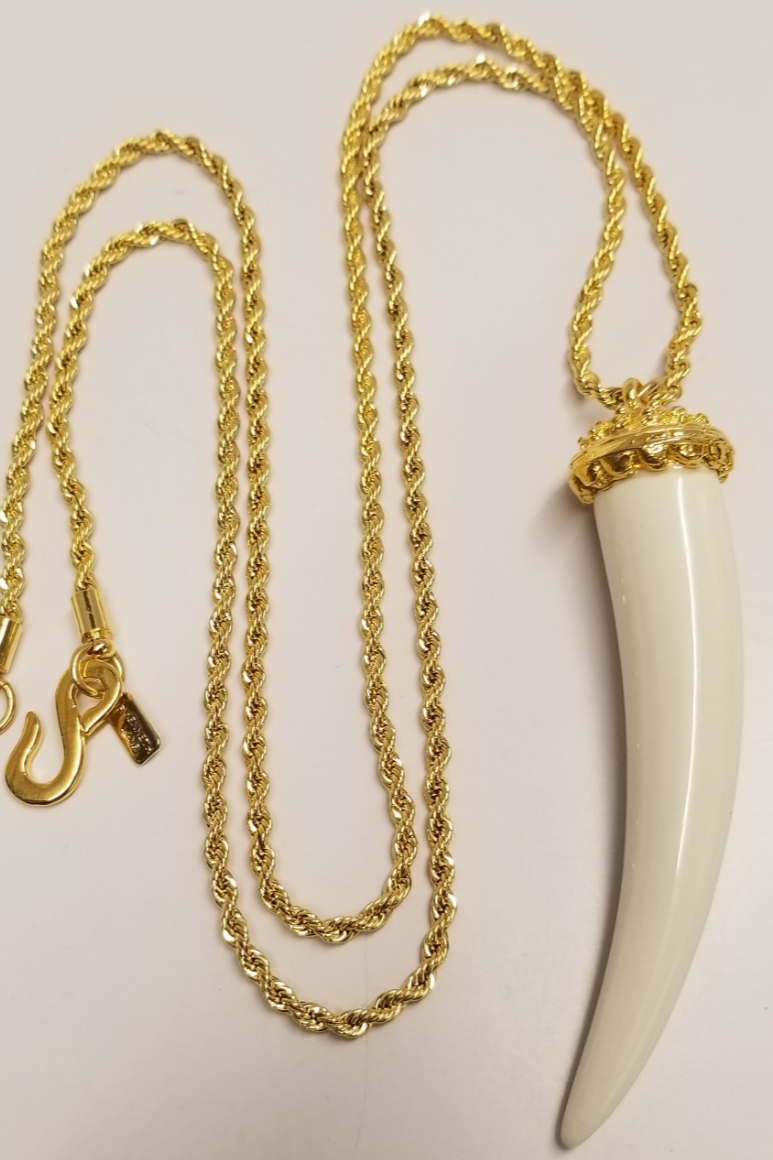 IVORY TUSK NECKLACE