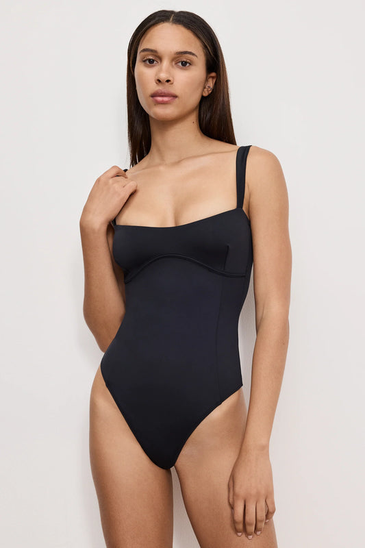 GOOD AMERICAN SWEETHEART BODYSUIT BLACK