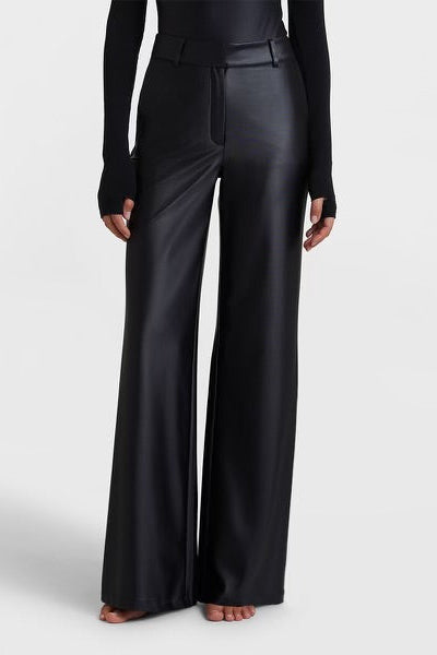 MATTE METALLIC WIDE TROUSER