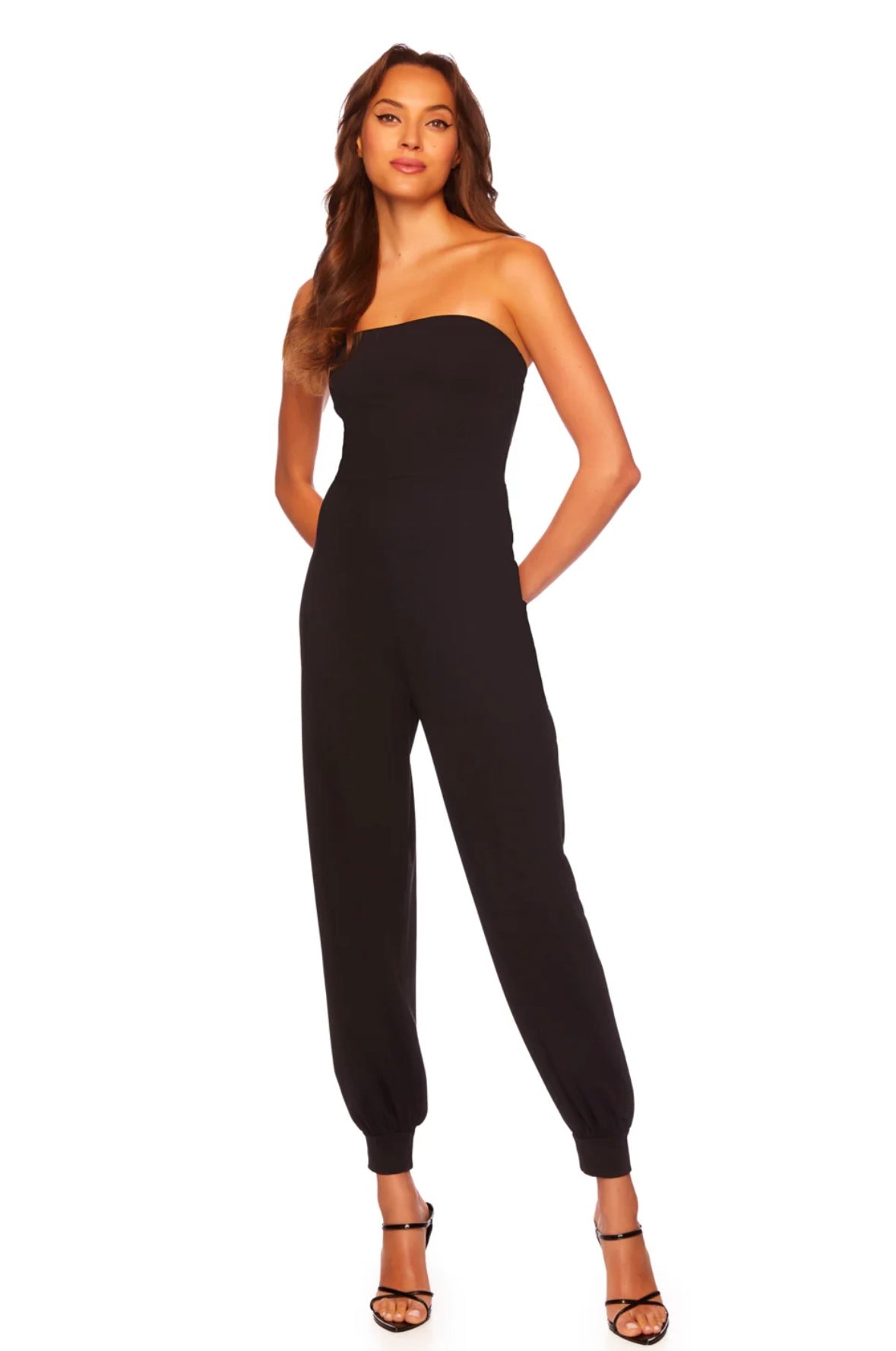 CUFFED ANKLE JUMPSUIT