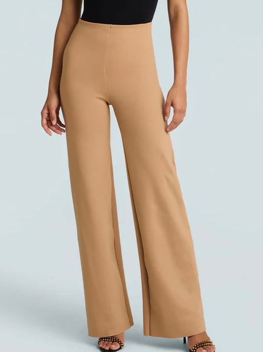 NEOPRENE WIDE LEG PANT