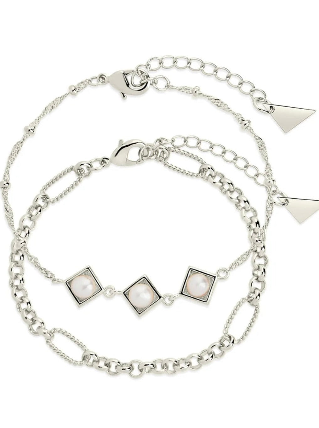 REINE TRIPLE PEARL BRACELET SET