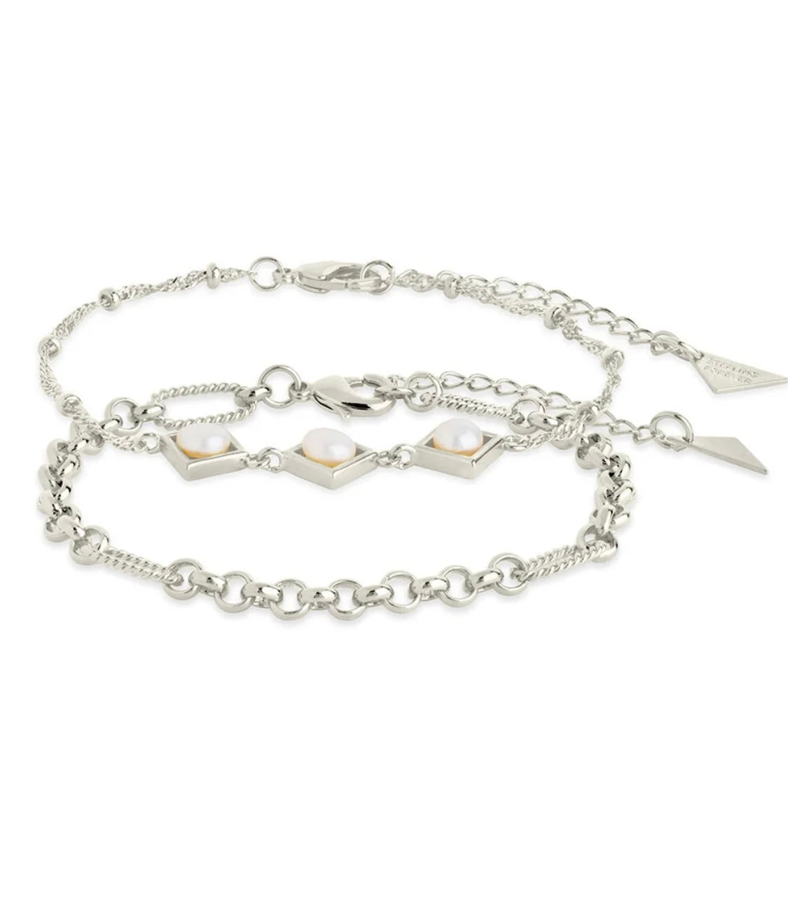 REINE TRIPLE PEARL BRACELET SET