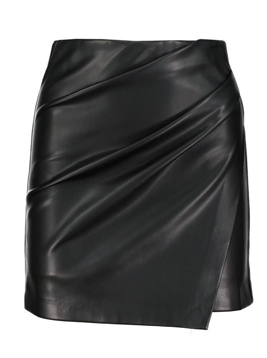 PAULINA FAIX LEATHER SKIRT