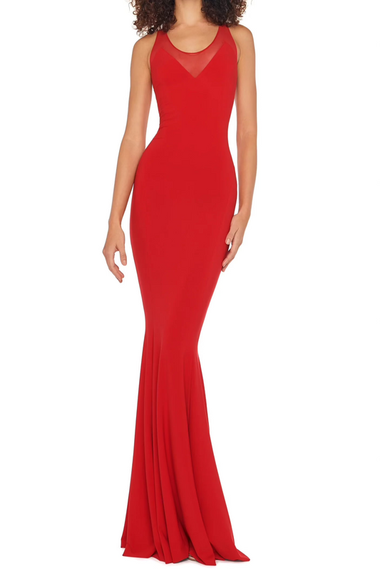 TIGER RED RACER GOWN