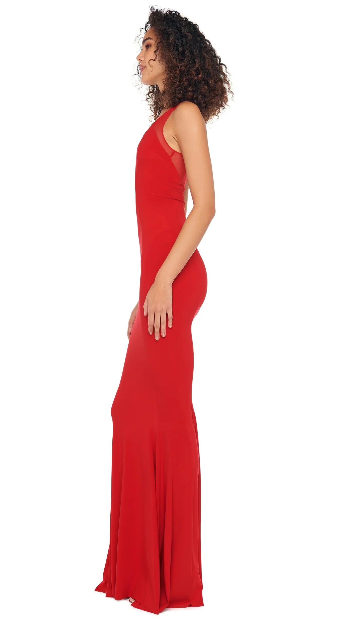 TIGER RED RACER GOWN