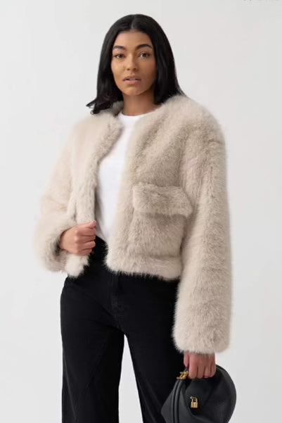 REYSHA FAUX FUR JACKET