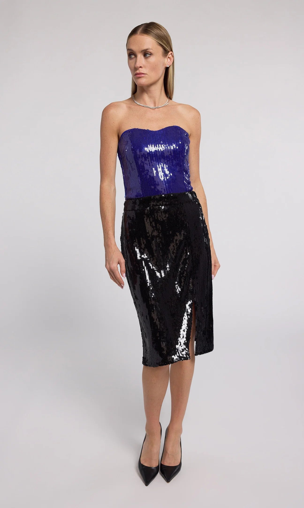 SHENAE SEQUIN SKIRT