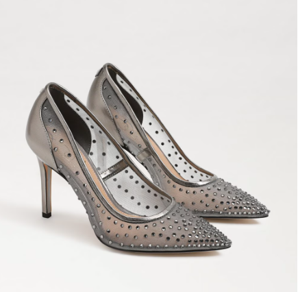 HAZEL METALLIC MESH PUMP