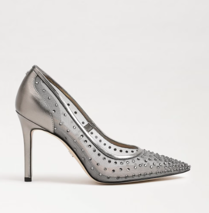 HAZEL METALLIC MESH PUMP