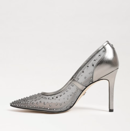 HAZEL METALLIC MESH PUMP